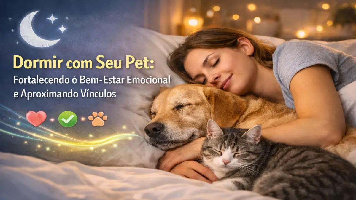 Dormir com Seu Pet: Fortaleça o Bem-Estar Emocional e Aproximar Vínculos